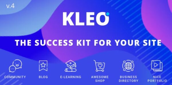 KLEO Pro Community Focused, Multi-Purpose BuddyPress Theme