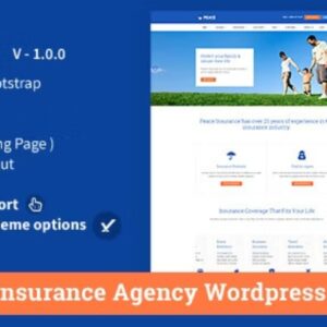 Peace – Insurance Agency WordPress Theme