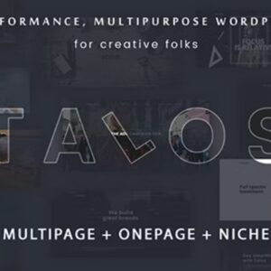 Talos – Creative Multipurpose WordPress Theme