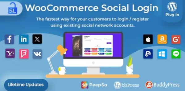 WooCommerce Social Login plugin