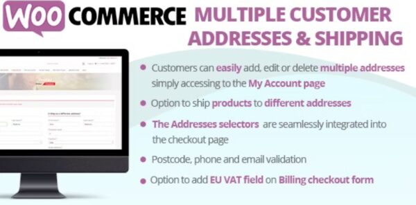 WooCommerce multiple customer addresses & shipping plugin