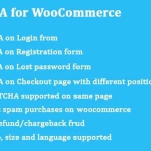 reCAPTCHA for WooCommerce plugin
