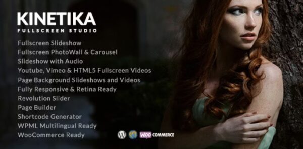 Kinetika phtography theme for WordPress