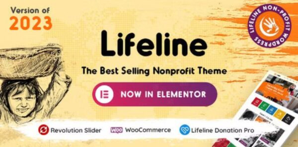 Lifeline Charity Fund Raising WordPress Theme