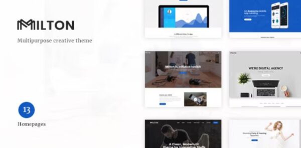 Milton Multipurpose Creative WordPress Theme