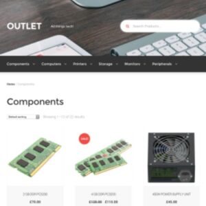 Outlet Storefront WP Theme