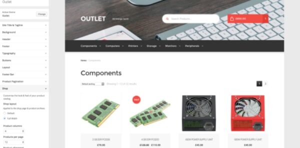 Outlet Storefront WP Theme