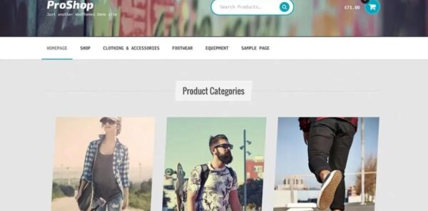 ProShop Storefront Child Theme for WordPress