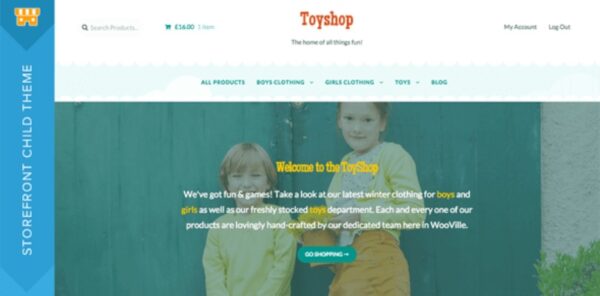 Toyshop Storefront WordPress Theme