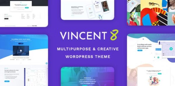 Vincent Eight Responsive WordPress Theme